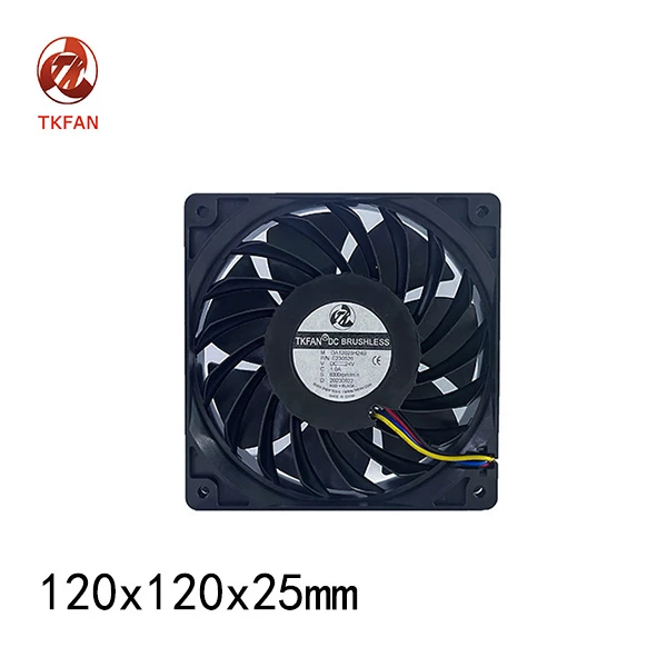 High Speed Brushless Fan 4 Pins 120mm THB1224B-PM00 High Speed Brushless Fan 4 Pins 120mm THB1224B-PM00